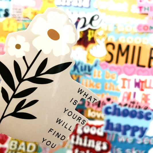 40 Inspirational Graffiti Stickers Waterproof Laptop Trolley
