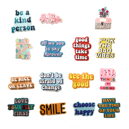 40 Inspirational Graffiti Stickers Waterproof Laptop Trolley