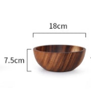 Buy Handmade Wooden Bowl Set | Japanese Style Heat-Resistant Kitchen