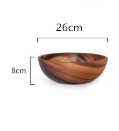 Buy Handmade Wooden Bowl Set | Japanese Style Heat-Resistant Kitchen