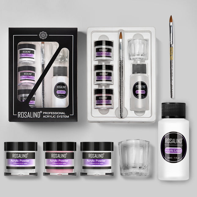 Buy Nail Powder Acrylic Kit – Professional Nail Art Tool Set