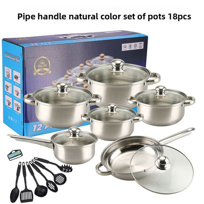 Premium Stainless Steel Cookware Kitchen Pots and Pans Set
