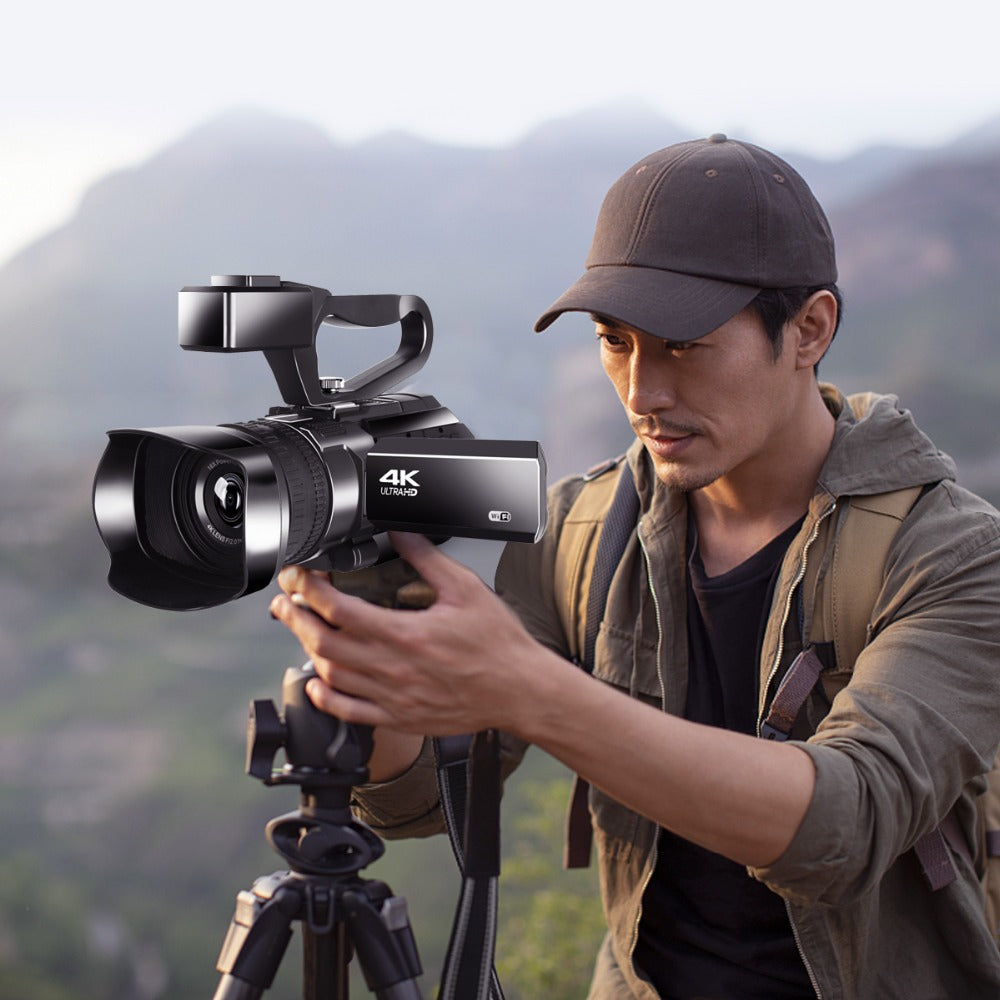 Handheld 4K HD Digital Video Camera – Conference & DV Recorder