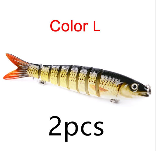 Buy Multi Jointed Pike Fishing Lures Hard Bait for Carp Trolling