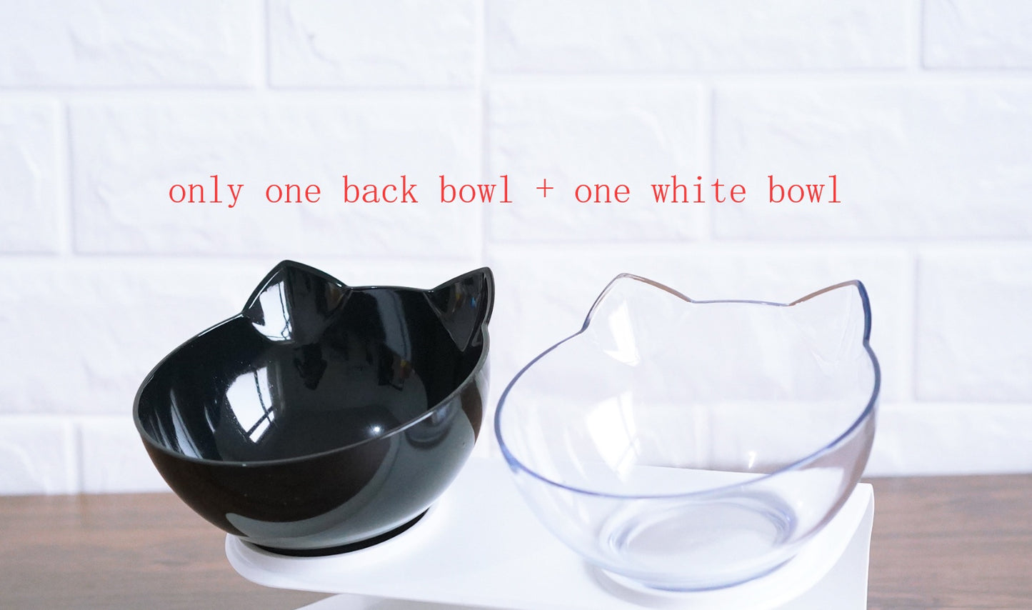 Buy Inclined Cat Bowl with Oblique Mouth – Stylish Pet Feeder