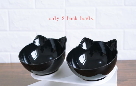 Buy Inclined Cat Bowl with Oblique Mouth – Stylish Pet Feeder