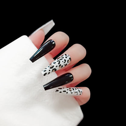 Buy Long Ballet Nails Trendy Flat and Pointed Nail Art with Droplets