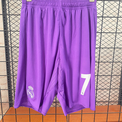 1617 Real Madrid Away Long-Sleeved Suit Jersey No. 7 Ronaldo Football Shirt