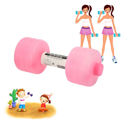 Buy Water Dumbbell Weights – Body Building Slimming Fitness Tool