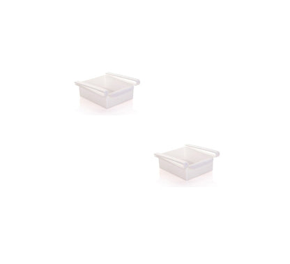 Hanging Plastic Refrigerator Storage Rack Kitchen Organizer