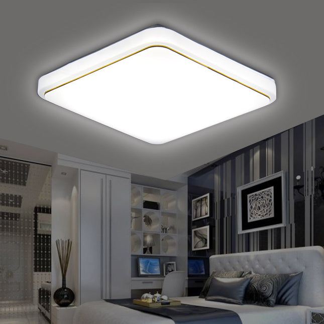 Simple Square Lighting Ceiling Lamp for Living Room & Bedroom