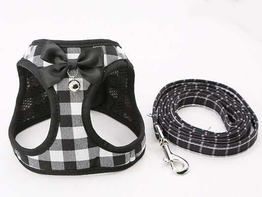 Cat Traction Rope Set Chest Harness Collar Dog Leash Combo
