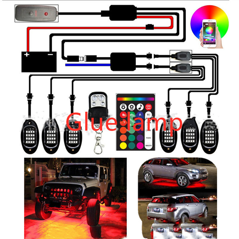 Wireless APP Control Decorative Lights for Cars and Bikes