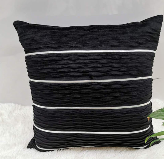 Buy Striped Velvet Pillow Cover for Luxury Sofa Cushion Style