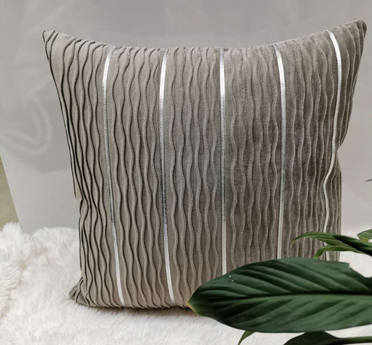 Buy Striped Velvet Pillow Cover for Luxury Sofa Cushion Style