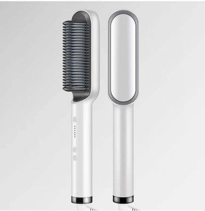 New 2-in-1 Hair Straightener with Negative Ion Curling Tong