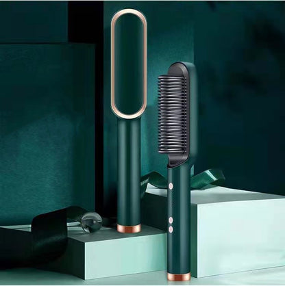 New 2-in-1 Hair Straightener with Negative Ion Curling Tong