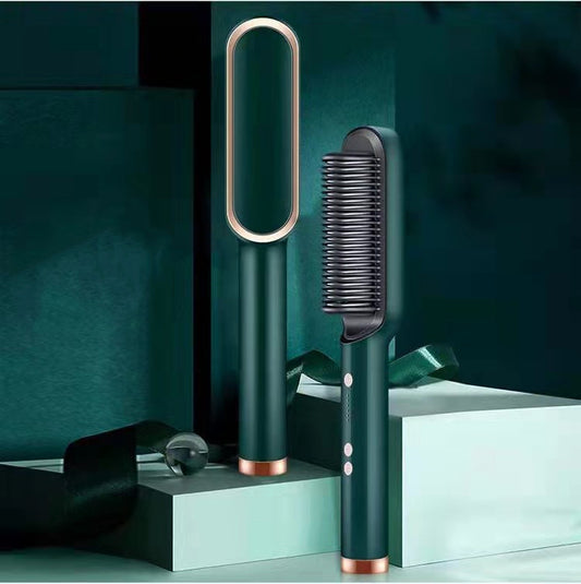 New 2-in-1 Hair Straightener with Negative Ion Curling Tong