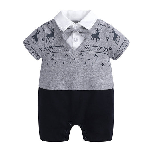Baby Romper Gentleman – Comfortable Baby Jumpsuit Little Boys