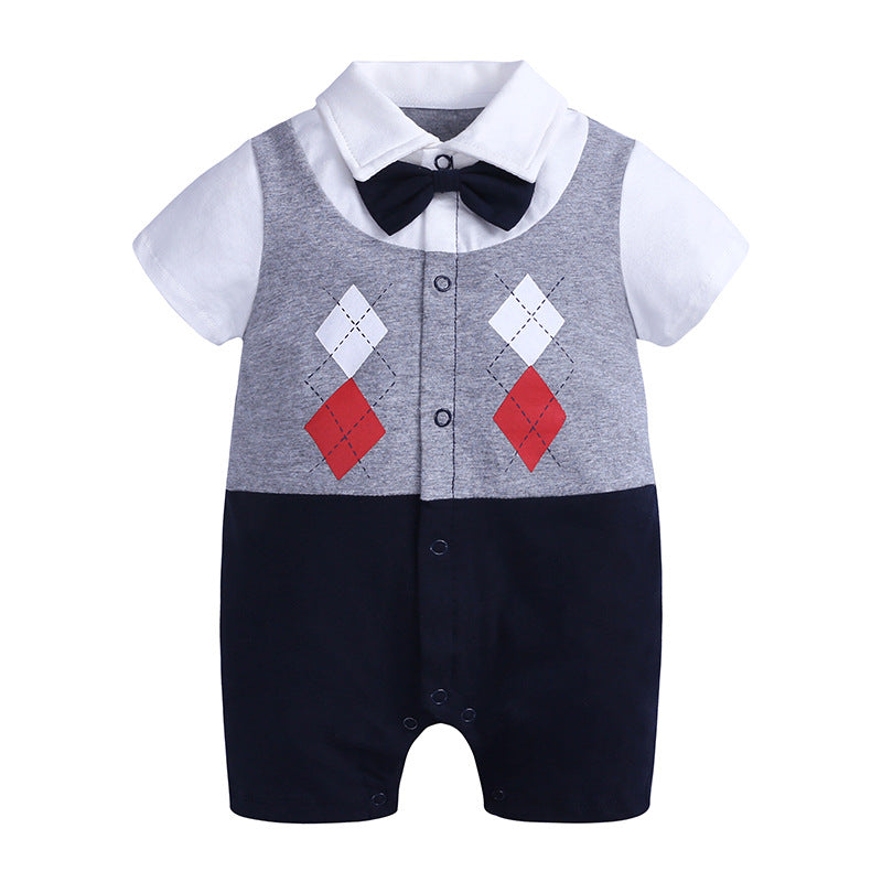 Baby Romper Gentleman – Comfortable Baby Jumpsuit Little Boys