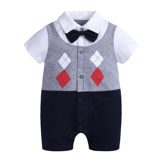 Baby Romper Gentleman – Comfortable Baby Jumpsuit Little Boys
