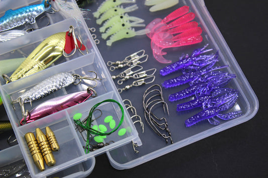 Buy Sequined Soft Bait Fishing Gear Set for Effective Catching