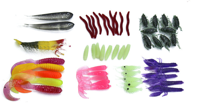 Buy Sequined Soft Bait Fishing Gear Set for Effective Catching