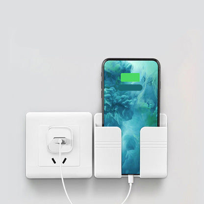 Mobile Phone Charging Storage Rack Punch-Free Sticky Box