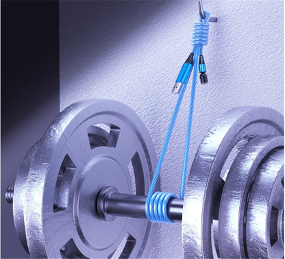 Buy 540° Rotating Luminous Magnetic Fast Charge Cable for Mobile