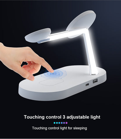 5-in-1 Magnetic Wireless Charger – Fast 15W Desktop Phone Holder