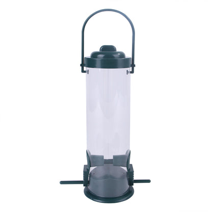 Buy Hanging Pet Bird Feeder Plastic Food Dispenser Garden Decor
