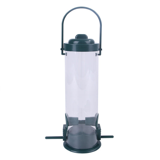 Buy Hanging Pet Bird Feeder Plastic Food Dispenser Garden Decor