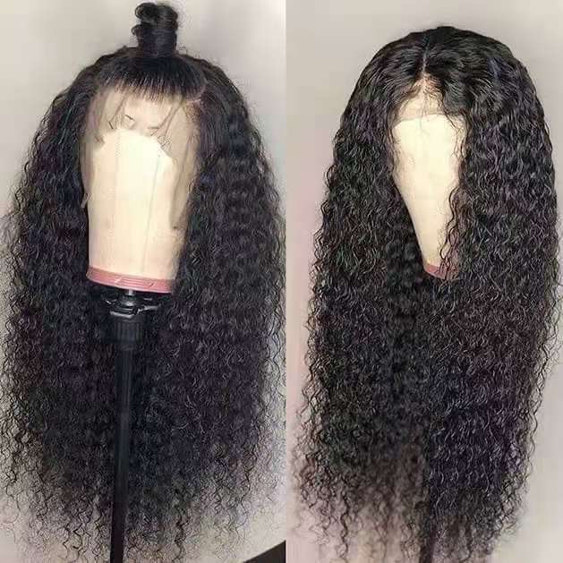 Front Lace Long Curly Wig – European & American Style Hair