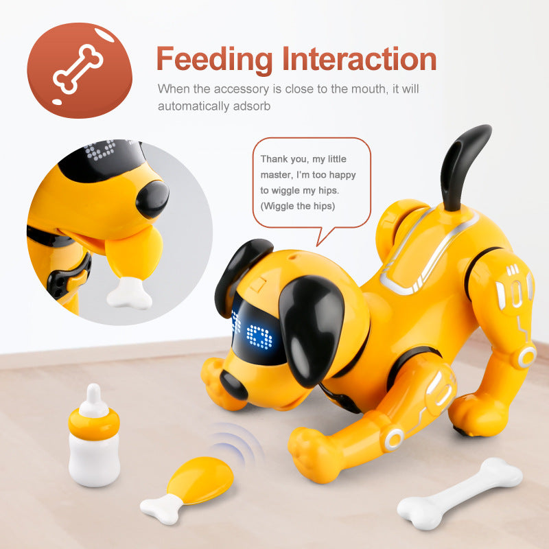 Smart Remote Control Robot Dog Early Educational Toy for Kids