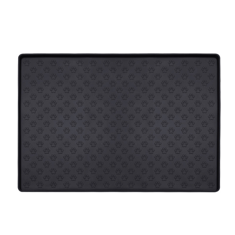 Square Pet Mat – Waterproof Silicone Dog & Cat Placemat