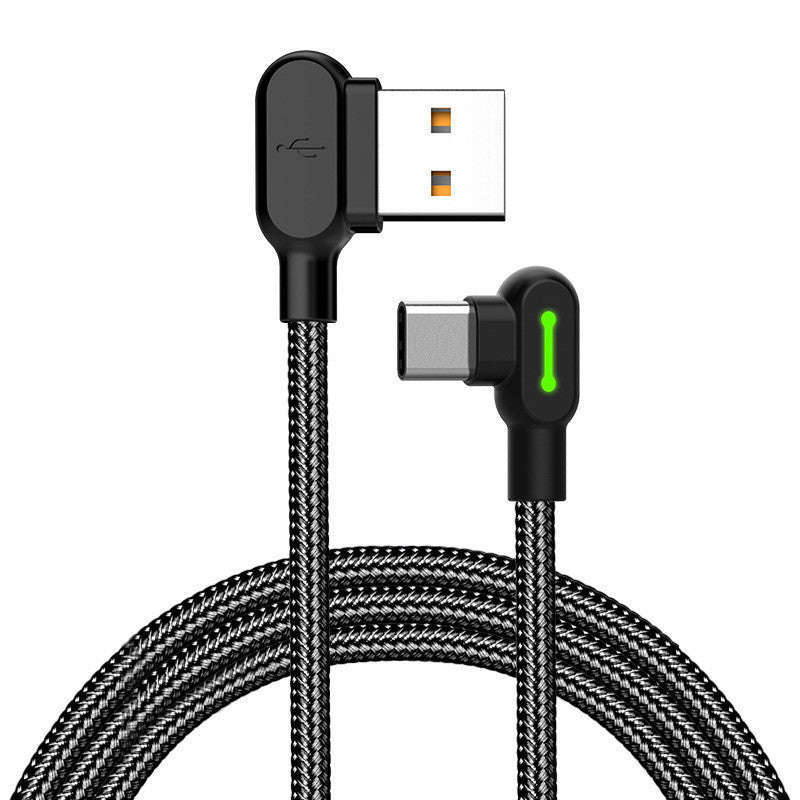 TYPE-C Charging Cable – Android Micro Elbow Data Cable for Fast Charging