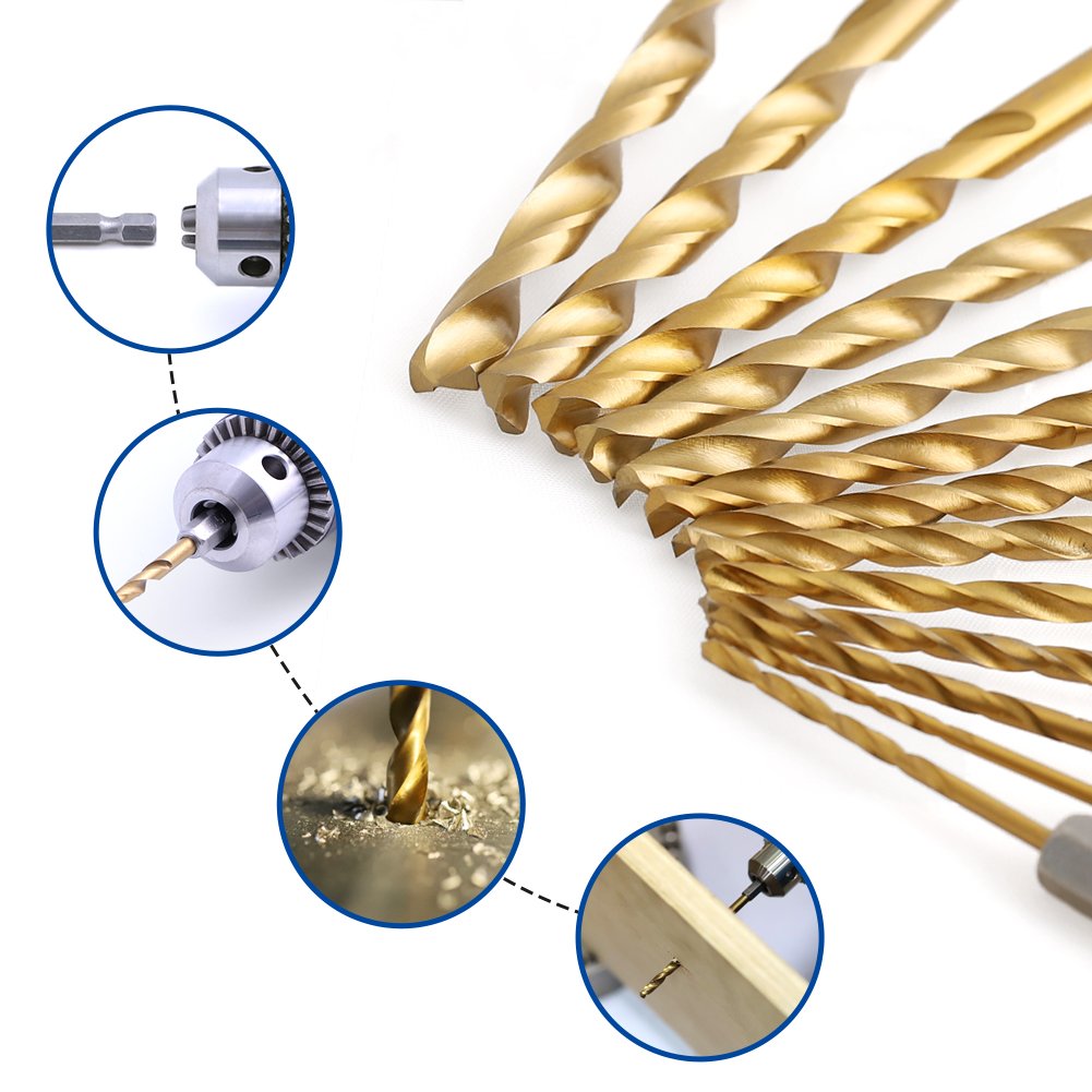 Fitt Externally Cooled High-Speed Steel Twist Drill 13 Sets