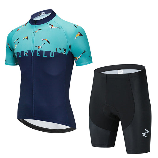 Buy Summer Short-Sleeved Cycling Jersey | Breathable Bike Sportswear