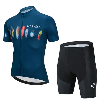 Buy Summer Short-Sleeved Cycling Jersey | Breathable Bike Sportswear