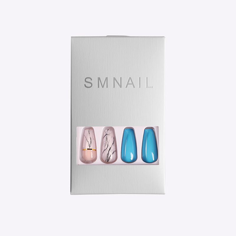 Buy Ballet Coffin Fake Nails – Stylish & Trendy Nail Art Set