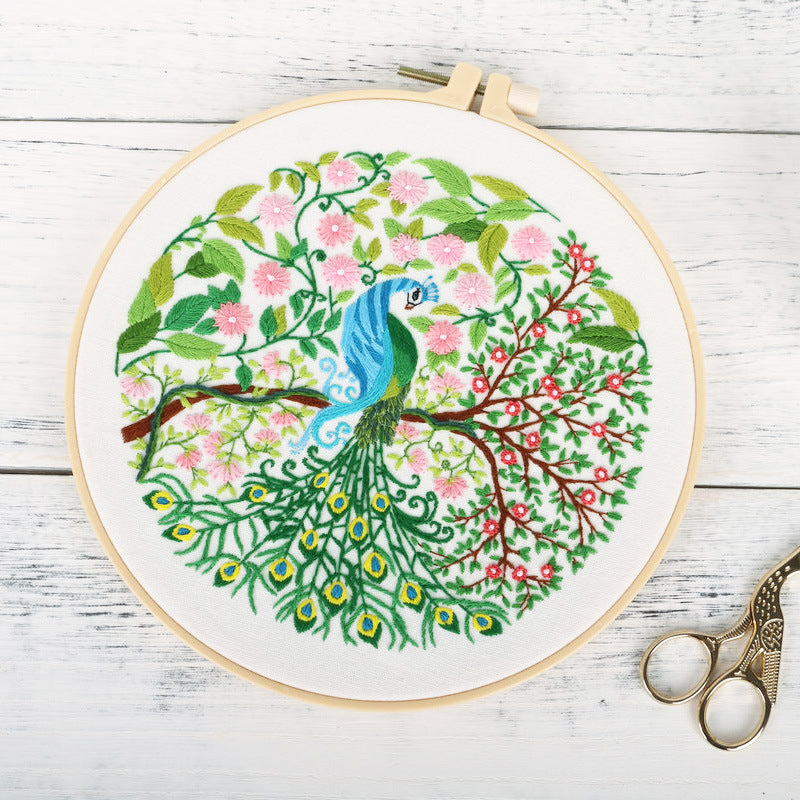 Chinese Style Needlework Suit – Hand-Embroidered Material Kit