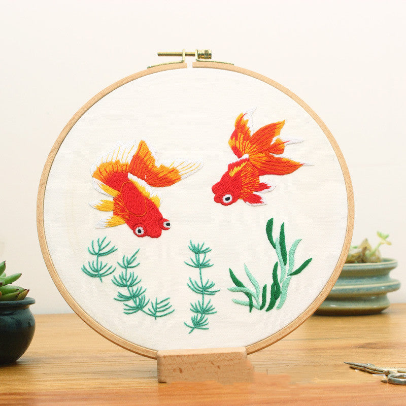 Chinese Style Needlework Suit – Hand-Embroidered Material Kit