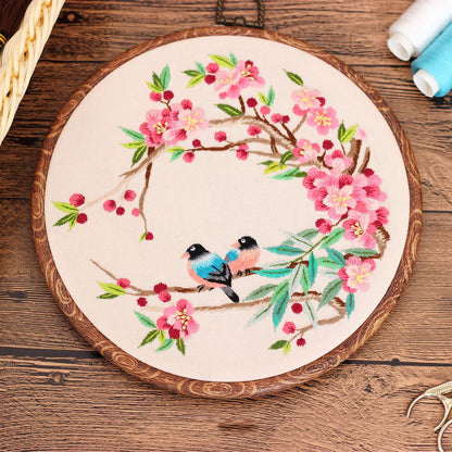 Chinese Style Needlework Suit – Hand-Embroidered Material Kit