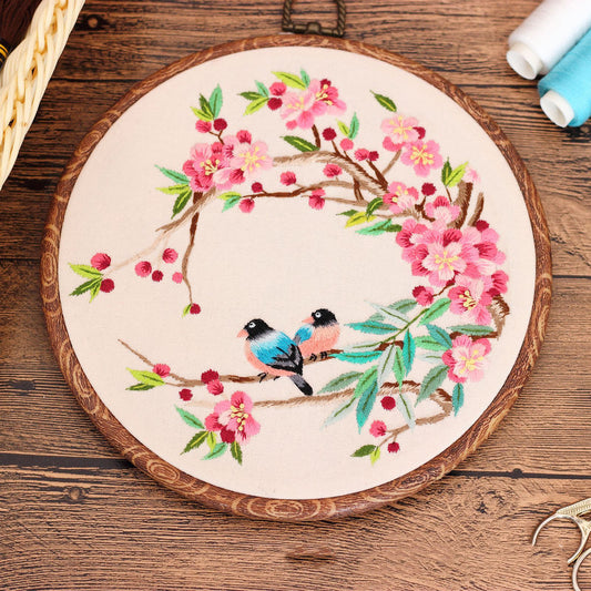 Chinese Style Needlework Suit – Hand-Embroidered Material Kit