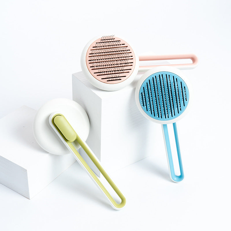 Dog Hair Remover & Cat Grooming Brush Automatic Massage Comb