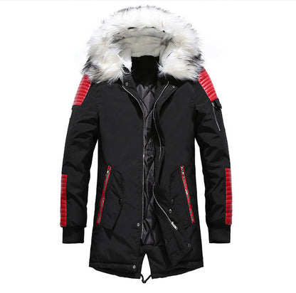 Winter Jacket Men Casual Long Hooded Parkas Warmth & Style