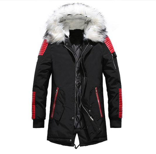 Winter Jacket Men Casual Long Hooded Parkas Warmth & Style