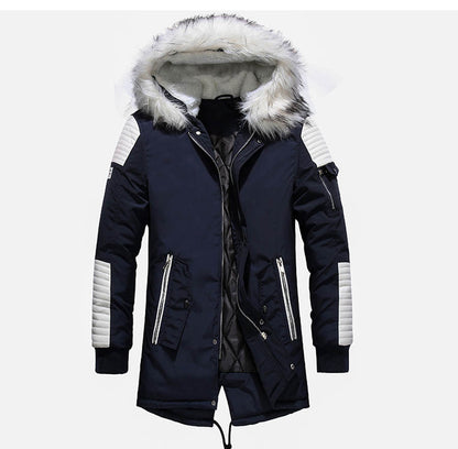 Winter Jacket Men Casual Long Hooded Parkas Warmth & Style