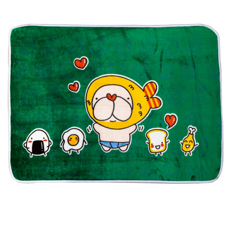 Pet Quilt Blanket Fall Winter Thick Flannel Warm Sleeping