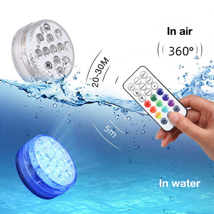 Buy 13 LED Submersible Light – Suction Cup & RF Remote Control